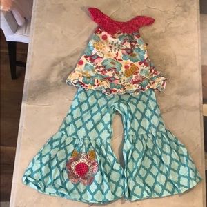 Girls size 4 jelly the pug outfit